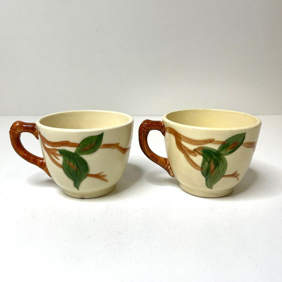 Lot of 4 Vintage Franciscan Apple Tea Cup and Saucer Made in USA Back Stamp - Picture 4 of 13